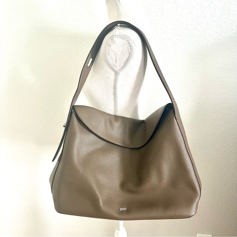 DKNY Taupe Shoulder Bag - Picture 3 of 4